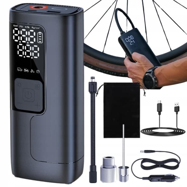 Elektrisk pumpekompressor trådløs bilcykel 5200mAh 150psi