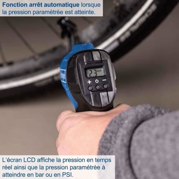 Akku-kompressor C-AC20-X - maks. tryk 7 bar - 6 tilbehør inkluderet - SCHEPPACH 20V IXES - uden batteri eller oplader