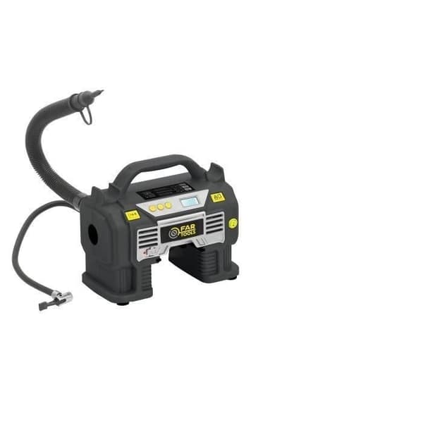 Kompressorpumpe - FARTOOLS - 18V - 1100KPA - 11Bar - digital skærm - trykindikator