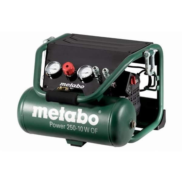 Metabo Power 250 kompressor - 10 W AV - 10 hk - 2 liter utan olja