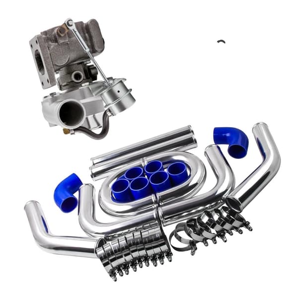 Universelt Turbo Kit, 420HK Kapacitet, V-Bånd Flange, Komplet Rørkit