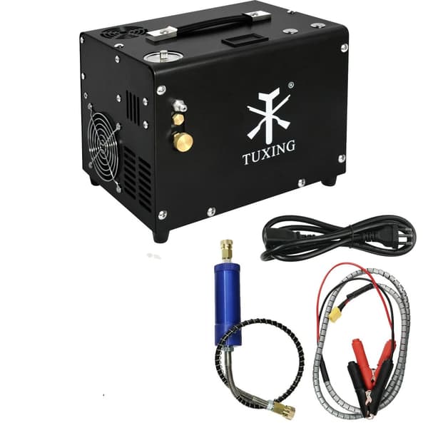 TUXING PCP Ilmakompressori, 300Bar Paine, Automaattinen Sammutus,220V, TXET062-Asetuspaine