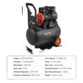Miniatyrbillede 1 af 2: VEVOR Stille Luftkompressor, 9,3 Gallon Kapacitet, 2,5 HK Effekt,35L 1800W