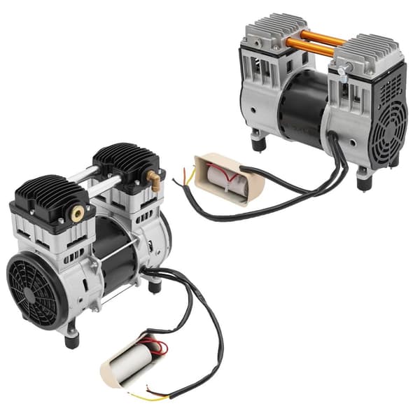 Luftkompressor Pumpehoved, Ren Kobbermotor, Overophedningsbeskyttelse, Lav Støj,980W, EU, 220V