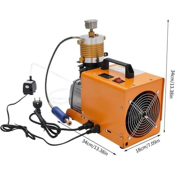 Korkeapaineilmakompressori, 1,8 kW teho, 300 barin täyttöpaine,EU, 220V