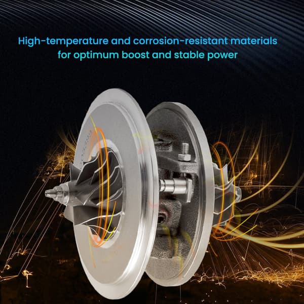 GT2056V Turbo Cartridge, suunniteltu Nissan Navara 2.5L:lle, laakerityyppi, korkean suorituskyvyn.
