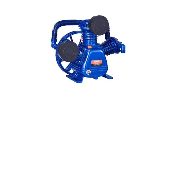 Ilmakompressorin pumppupää, 10 hevosvoimaa, 185 PSI maksimi paine,harmaa