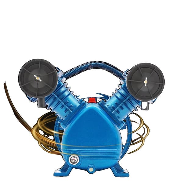 Luftkompressor Hoved, 2200W Effekt, 250L/Min Udstødningskapacitet