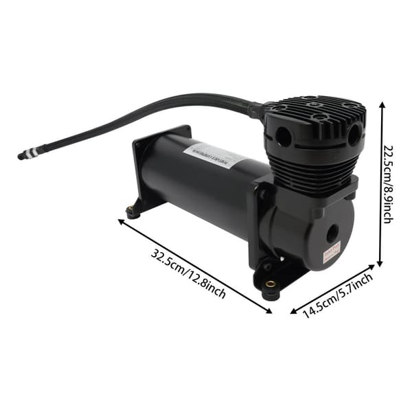 Bærbar Luftkompressor Sæt, 200 PSI Maksimalt Tryk, 12V Strømforsyning