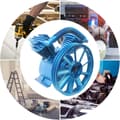 Pikkukuva 2 / 2: Ilmakompressorin pumppupää, 5,5 hevosvoimaa, 175 PSI paine,Sininen, 220V
