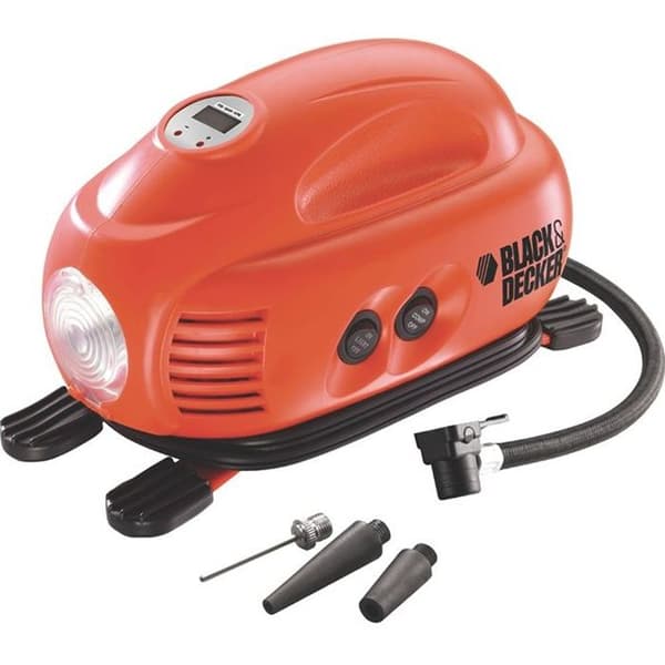 BLACK &amp; DECKER Kompressor 12 V 8,27 bar