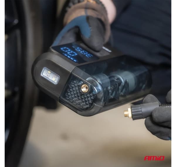 Trådløs kompressor 12V 10bar 2*2000mAh