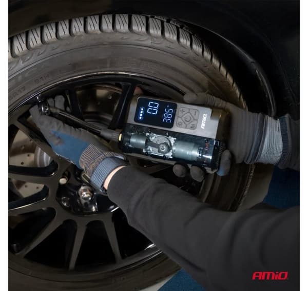 Trådløs kompressor 12V 10bar 2*2000mAh