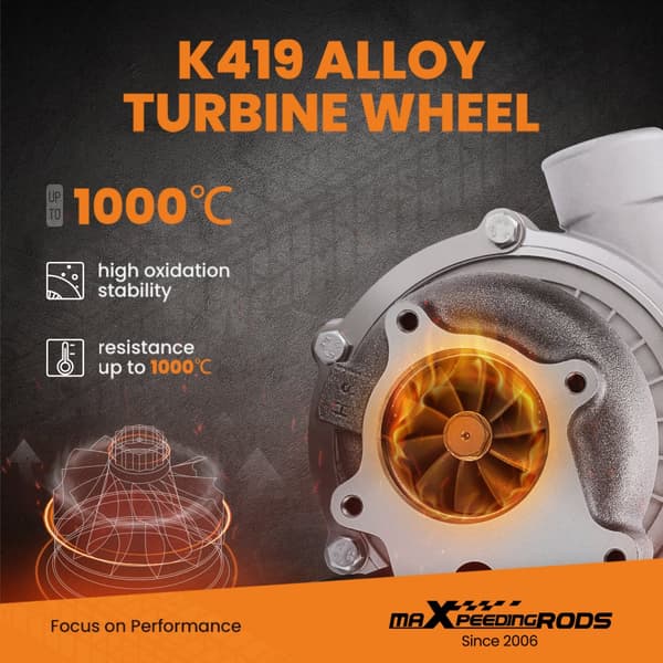 Turbocharger, Billet kompressorhjul, Universel pasform