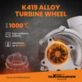 Miniatyrbillede 3 af 4: Turbocharger, Billet kompressorhjul, Universel pasform