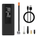 Pikkukuva 1 / 2: Kannettava autojen sähköinen täyttöpumppu, digitaalinen rengaspaineen mittari, USB-latausportti,6000mAh