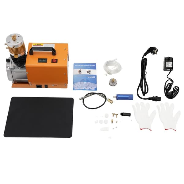Højtryks elektrisk luftkompressor pumpe, 1800W effekt, 30MPA oppustningstryk, 100L/min volumen,EU, 220V
