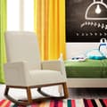 Miniatyrbillede 8 af 8: Gyngestol, 66x90-103x99 cm, Beige
