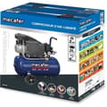 Miniatyrbild 2 av 2: Kompressor - MECAFER - 425793 - Blå - 24 L - 2HK - 8 bar