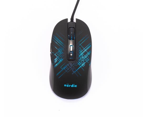 NÖRDIC RGB-sarja 3-in-1, mekaaninen RGB-näppäimistö Xinda Blue -kytkin, RGB-hiiri, hiirimatto