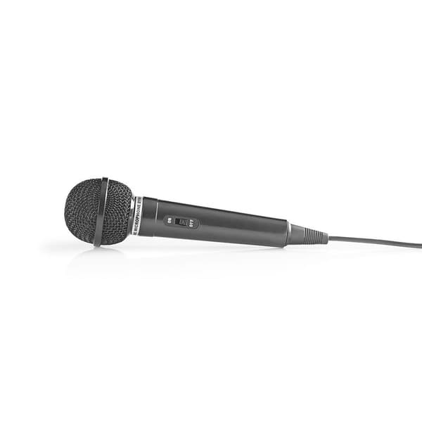 Kablet dynamisk mikrofon med 6,35 mm kabel - 600 ohm, 80 Hz-12 kHz