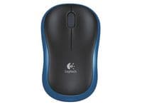 Mus LOGITECH M185 trådlös blå Svart, Blå