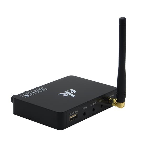 Karaokemaskine / karaokemixer med to trådløse mikrofoner og smart-tv-kompatibilitet