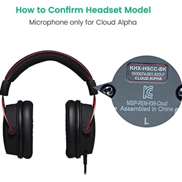 Mikrofon for HyperX Cloud Alpha S - erstatningsmikrofon