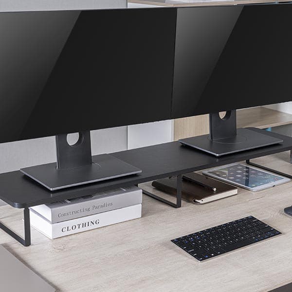ErgoWork Long Haul monitoritaso, musta