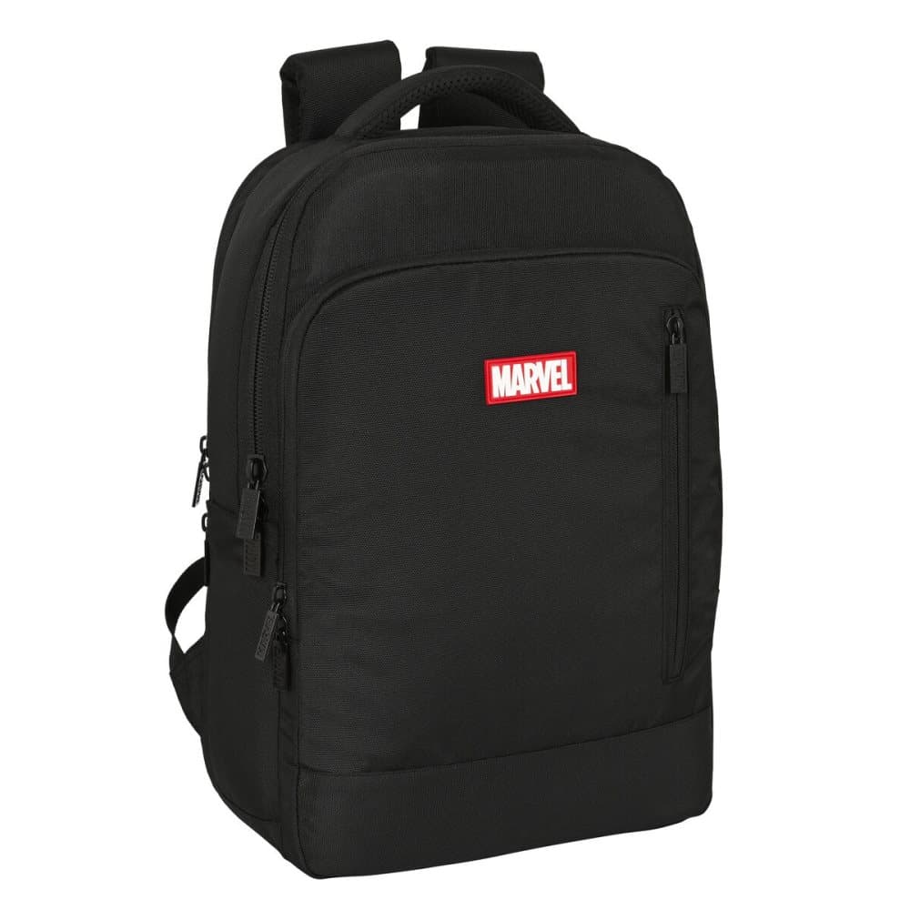 Ryggsäck för bärbar dator och surfplatta med USB uttag Marvel Svart