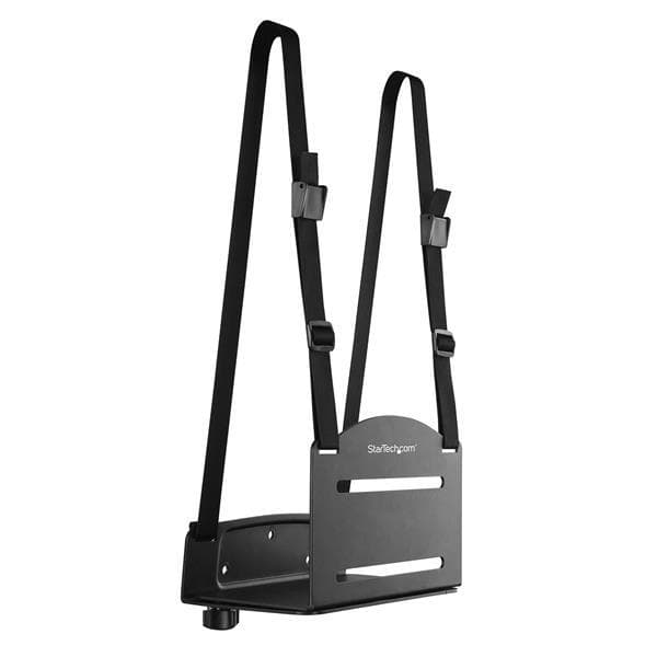 StarTech.com CPU-montering - Justerbar computervægmontering - PC-vægmontering - Dybde 12 - 21 cm - Metal - Vægmontering til CPU - Stål - Sort