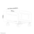 Miniatyrbillede 9 af 9: Neomounts fra Newstar CPU-M100BLACK Mobile PC Mount - Sort