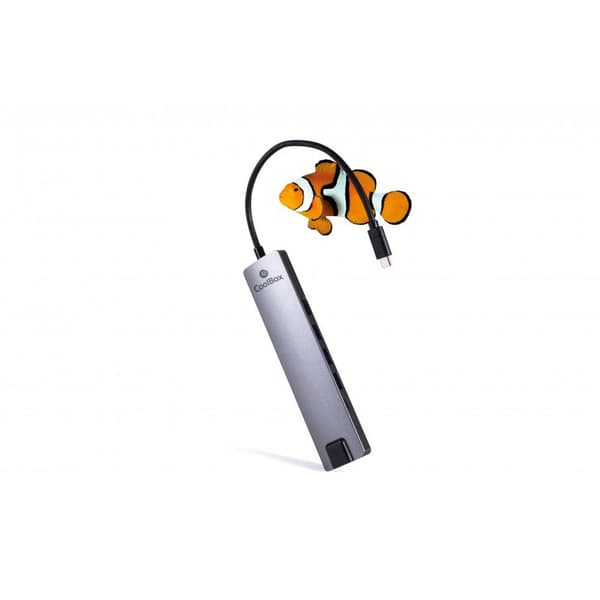 USB Hub CoolBox COO-DOCK-01 Grå