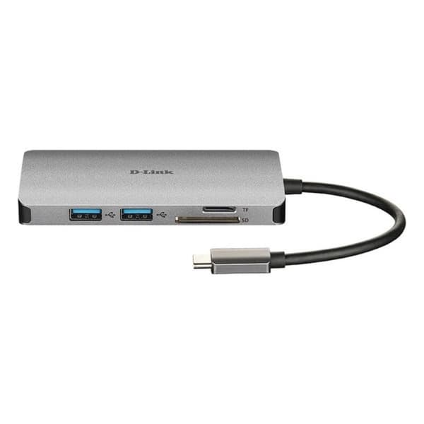 USB-hubb C D-Link DUB-M810 Silver - Praktisk och effektiv USB-hubb för enkel anslutning.