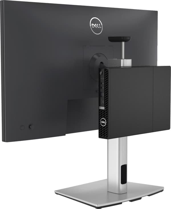 DELL MFS22 68,6 cm (27") Silver, svart skrivbord