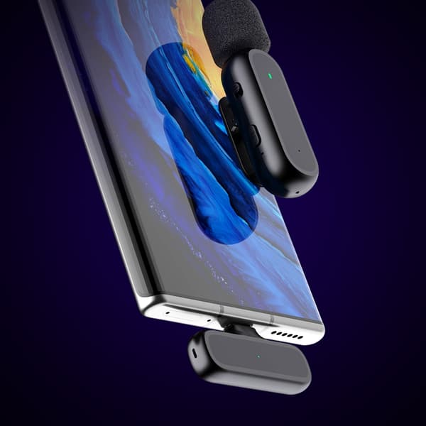 Langattomat mikrofonit USB-C-vastaanottimella