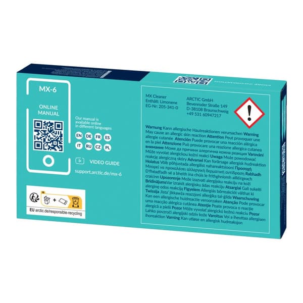 ARCTIC MX-6 - Termisk pasta - 4 g - Grå