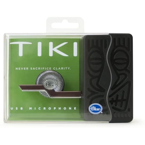 USB-mikrofon med brusreducering för onlinesamtal - Blue Tiki