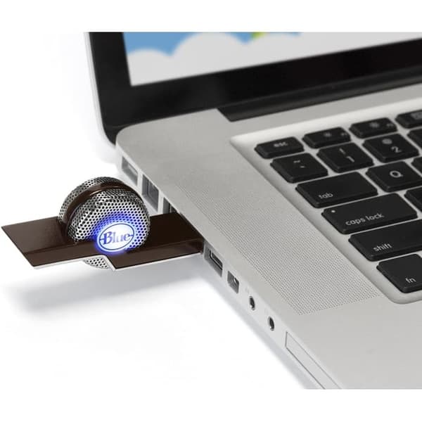 USB-mikrofon med brusreducering för onlinesamtal - Blue Tiki