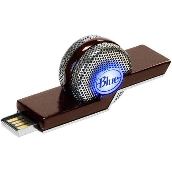 USB-mikrofon med brusreducering för onlinesamtal - Blue Tiki