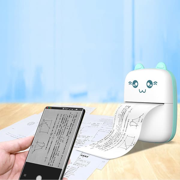 Thermal Mini Printer HURC9 - Blå