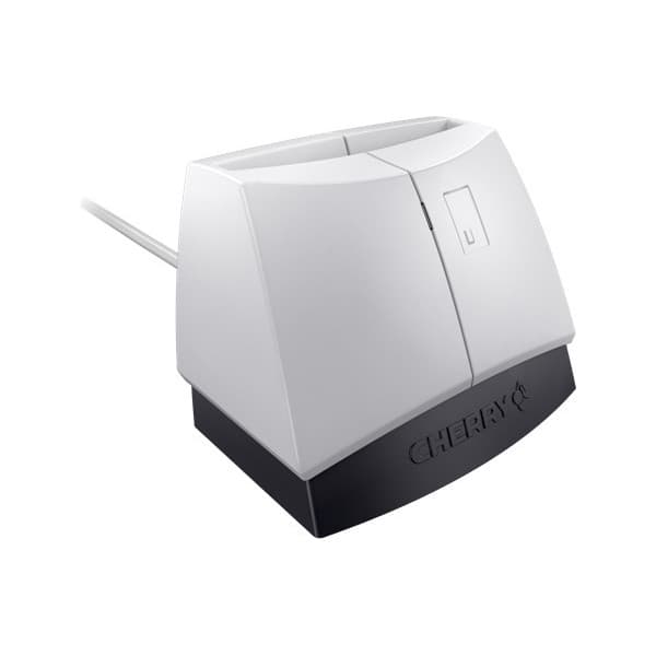 Cherry Smart Terminal -sirukortinlukija, PC/SC, valkoinen