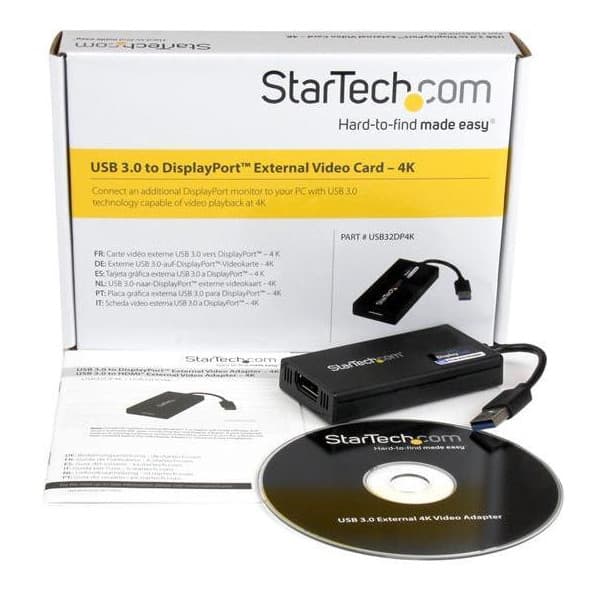 StarTech USB32DP4K USB 30 till DisplayPort 4K-adapter