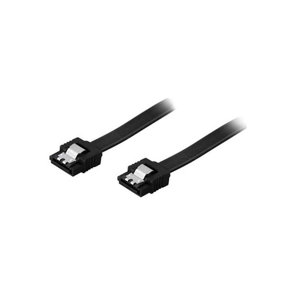 DELTACO SATA III -kabel, 1 m, svart