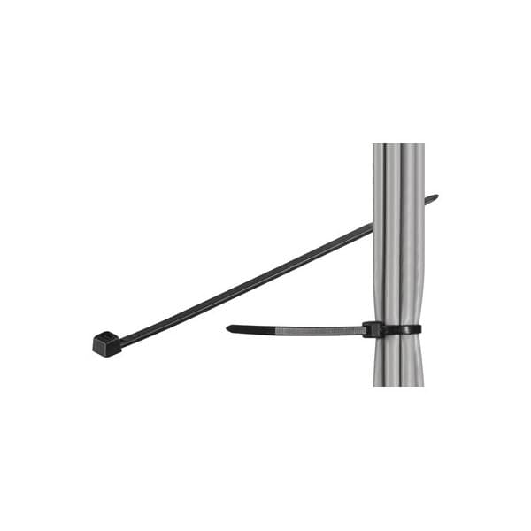 Goobay vejrbestandig båndstrop 100 stk., bredde 3,5 mm, længde 300 mm, sort