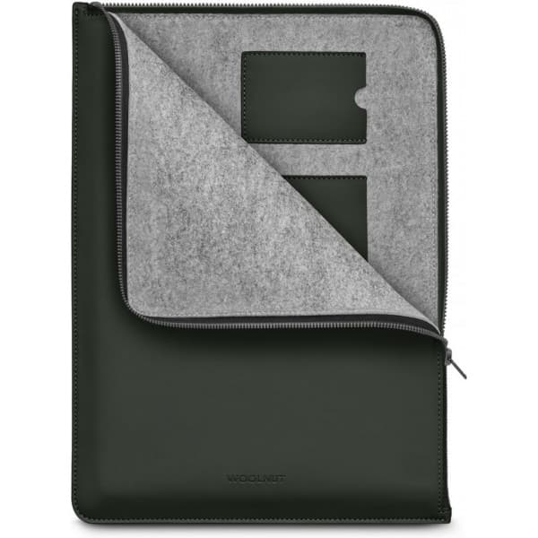 Woolnut Coated Folio -suojatasku 16" MacBook Pro, vihreä