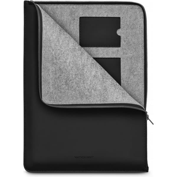 Woolnut Coated Folio -suojatasku 16" MacBook Pro, musta