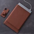 Miniatyrbild 8 av 9: Woolnut Leather Sleeve - skyddsfodral till 16-tums MacBook Pro, konjak