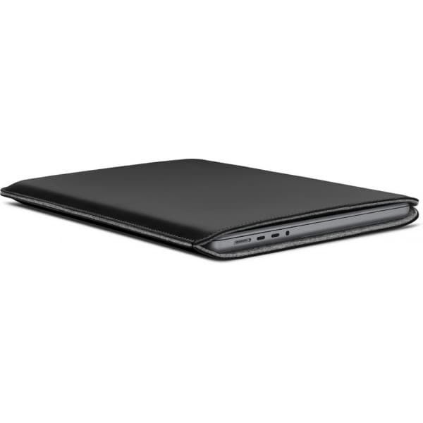 Woolnut Coated Sleeve -suojatasku 14" MacBook Pro, musta