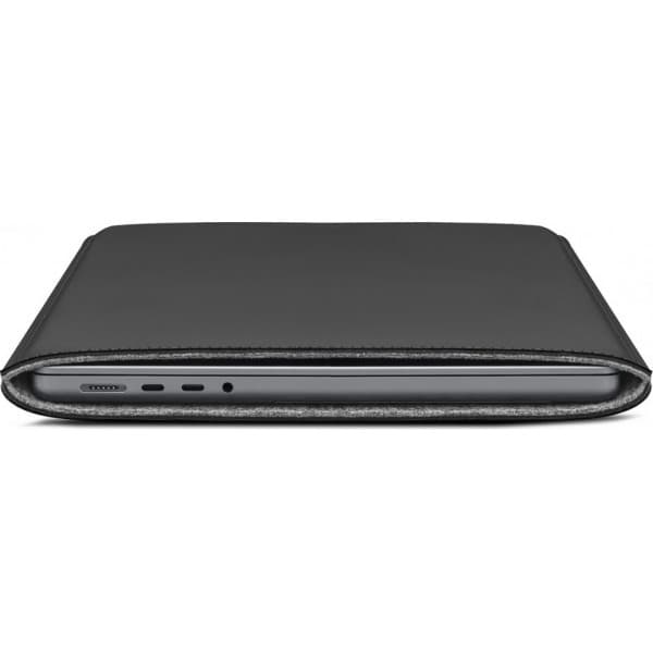 Woolnut Coated Sleeve -suojatasku 14" MacBook Pro, musta